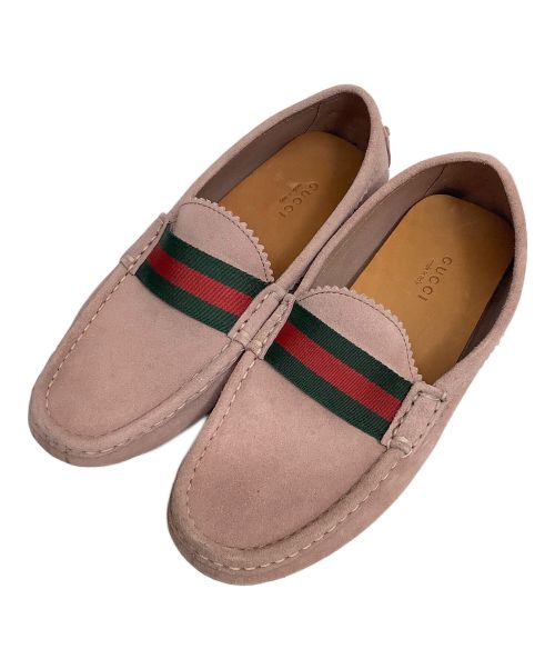 GUCCI（グッチ）GUCCI (グッチ) コインローファー ピンク サイズ:35 1/2の古着・服飾アイテム