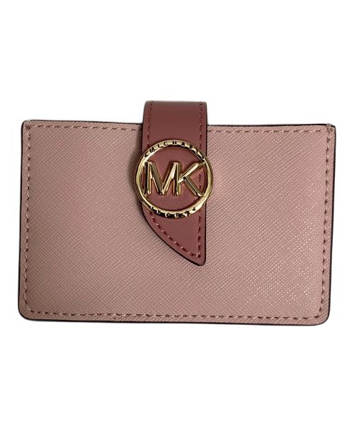 MICHAEL KORS（マイケルコース）MICHAEL KORS (マイケルコース) カードケース ピンクの古着・服飾アイテム