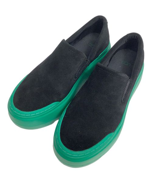 UGG（アグ）UGG (アグ) Marin Mega Slip On ブラック×グリーン サイズ:23.5cmの古着・服飾アイテム