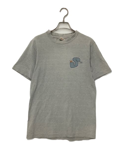 stussy（ステューシー）stussy (ステューシー) プリントTシャツ グレー サイズ:Sの古着・服飾アイテム