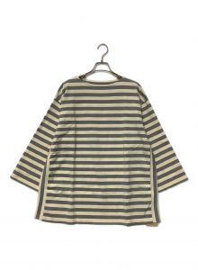 ts(s)（ティーエスエス）の古着「SIDE PANEL BASQUE TEE」｜アイボリー×グレー