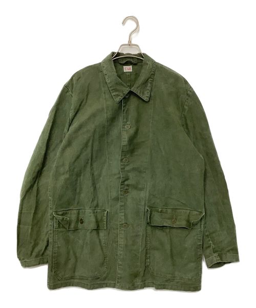 C48（C48）C48 (C48) ミリタリーカバーオール オリーブ サイズ:-の古着・服飾アイテム