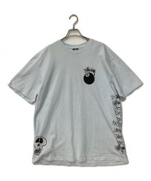 stussy（ステューシー）の古着「プリントTシャツ」｜ブルー