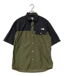 THE NORTH FACE（ザ ノース フェイス）の古着「ヌプシシャツ」｜ブラック×カーキ