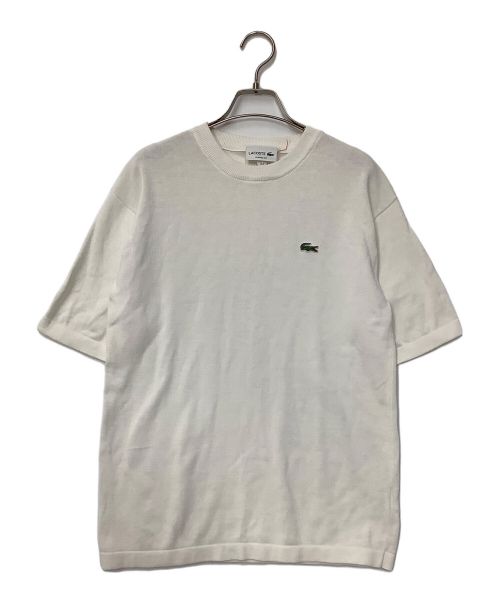 LACOSTE（ラコステ）LACOSTE (ラコステ) 半袖カットソー ホワイト サイズ:Sの古着・服飾アイテム