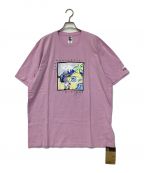 THE NORTH FACE×SUPREMEザ ノース フェイス×シュプリーム）の古着「Sketch S／S TEE」｜ピンク