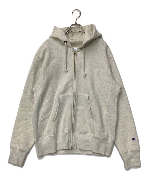 Champion REVERSE WEAVE（チャンピオン リバースウィーブ）Champion REVERSE WEAVE (チャンピオン リバースウィーブ) ジップパーカー グレー サイズ:XLの古着・服飾アイテム