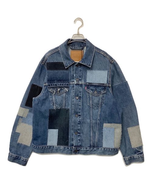 LEVI'S PReMIUM（リーバイスプレミアム）LEVI'S PReMIUM (リーバイスプレミアム) Vintage Fit Patchwork Trucker Jacket インディゴ サイズ:Lの古着・服飾アイテム