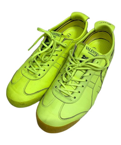 Onitsuka Tiger（オニツカタイガー）Onitsuka Tiger (オニツカタイガー) VALENTINO (ヴァレンティノ) スニーカー ネオンイエロー サイズ:25cmの古着・服飾アイテム