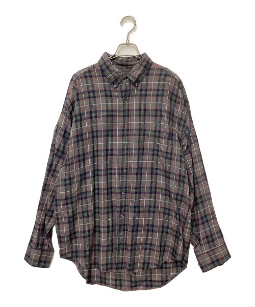 GAP（ギャップ）GAP (ギャップ) ネルシャツ グレー サイズ:Lの古着・服飾アイテム