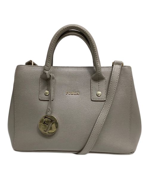 FURLA（フルラ）FURLA (フルラ) 2WAYバッグ グレーの古着・服飾アイテム