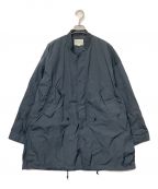 STILL BY HANDスティルバイハンド）の古着「Water-Repellent Crisp Nylon Coat」｜サックスブルー