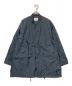 STILL BY HAND（スティルバイハンド）の古着「Water-Repellent Crisp Nylon Coat」｜サックスブルー