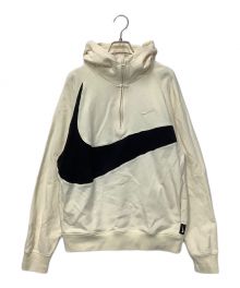 NIKE（ナイキ）の古着「ハーフジップパーカー」｜ベージュ