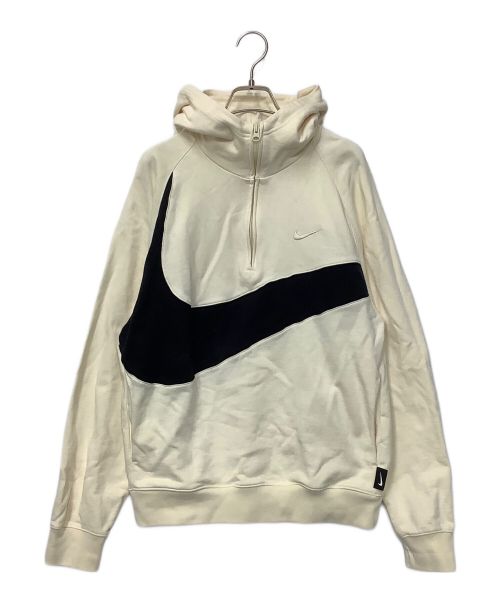 NIKE（ナイキ）NIKE (ナイキ) ハーフジップパーカー ベージュ サイズ:Mの古着・服飾アイテム