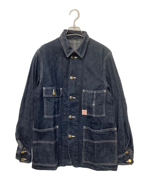 HEADLIGHT（ヘッドライト）HEADLIGHT (ヘッドライト) 11oz DENIM WORK COAT ネイビー サイズ:38の古着・服飾アイテム