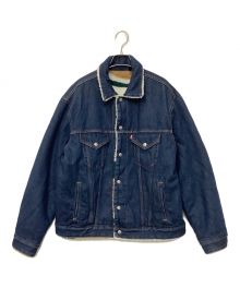 LEVI'S（リーバイス）の古着「リバーシブルデニムジャケット」｜インディゴ×ホワイト×ブラウン