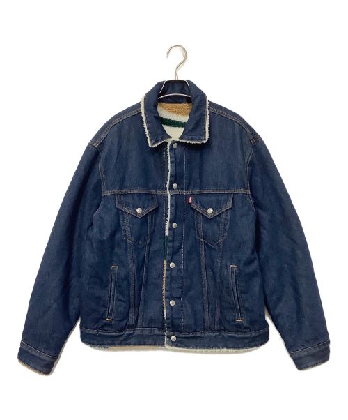 LEVI'S（リーバイス）LEVI'S (リーバイス) リバーシブルデニムジャケット インディゴ×ホワイト×ブラウン サイズ:Mの古着・服飾アイテム