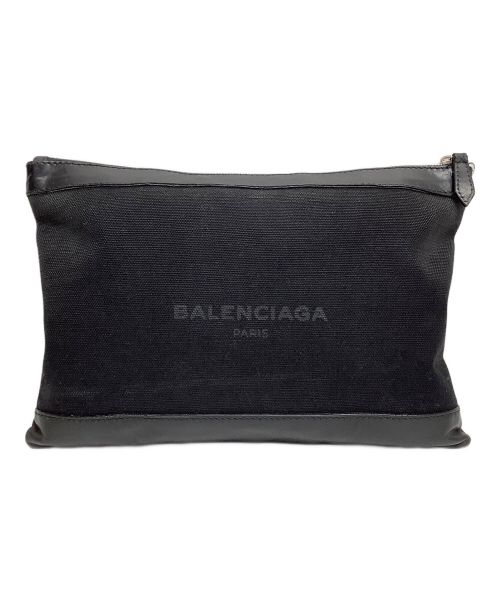 BALENCIAGA（バレンシアガ）BALENCIAGA (バレンシアガ) クラッチバッグ ブラックの古着・服飾アイテム