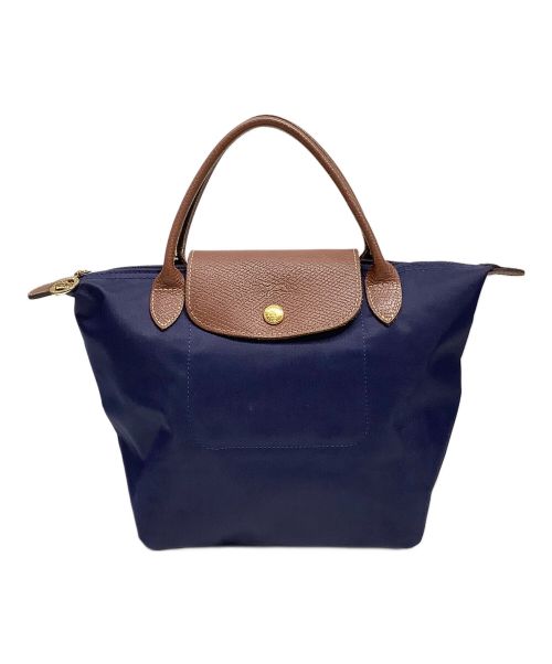 LONGCHAMP（ロンシャン）LONGCHAMP (ロンシャン) ハンドバッグ ネイビーの古着・服飾アイテム