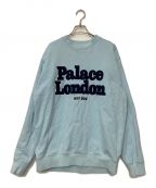 PALACEパレス）の古着「ワッペンスウェット」｜ブルー