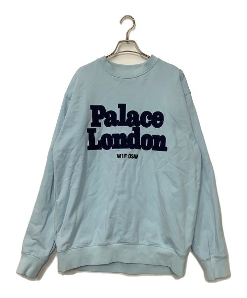 PALACE（パレス）PALACE (パレス) ワッペンスウェット ブルー サイズ:XLの古着・服飾アイテム