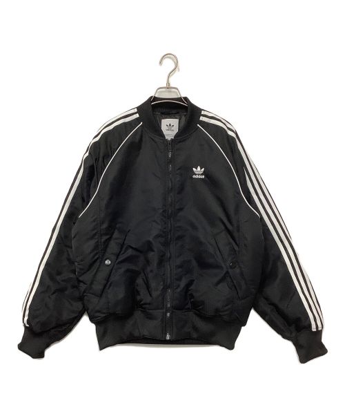 adidas Originals（アディダスオリジナル）adidas originals (アディダスオリジナル) カレッジジャケット ブラック サイズ:Lの古着・服飾アイテム