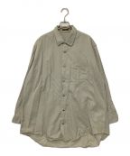 Y's for menワイズフォーメン）の古着「COTTON BROAD CLOTH BIG COLLAR SHIRT」｜ベージュ