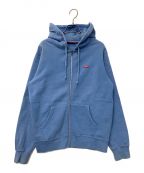 SUPREMEシュプリーム）の古着「Small Box Zip Up Sweatshirt」｜ブルー