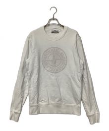 STONE ISLAND（ストーンアイランド）の古着「クルーネックスウェット」｜ホワイト