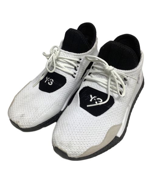 adidas（アディダス）adidas (アディダス) Y-3 (ワイスリー) スニーカー ホワイト×ブラック サイズ:23.5cmの古着・服飾アイテム