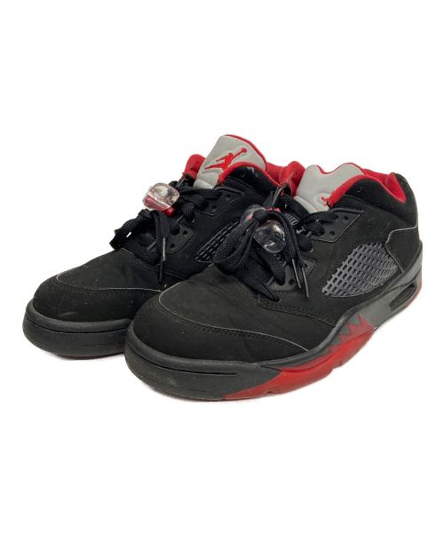 NIKE（ナイキ）NIKE (ナイキ) AIR JORDAN 5 RETRO LOW ブラック×レッド サイズ:US8の古着・服飾アイテム