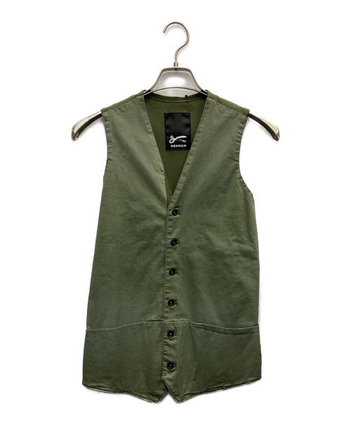 Denham（デンハム）Denham (デンハム) ベスト グリーン サイズ:XS 未使用品の古着・服飾アイテム