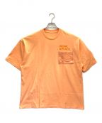 BEAMSビームス）の古着「ワンポケット半袖Tシャツ」｜オレンジ