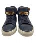 BUSCEMI (ブシェミ) レザーハイカットスニーカー ネイビー サイズ:41：5000円