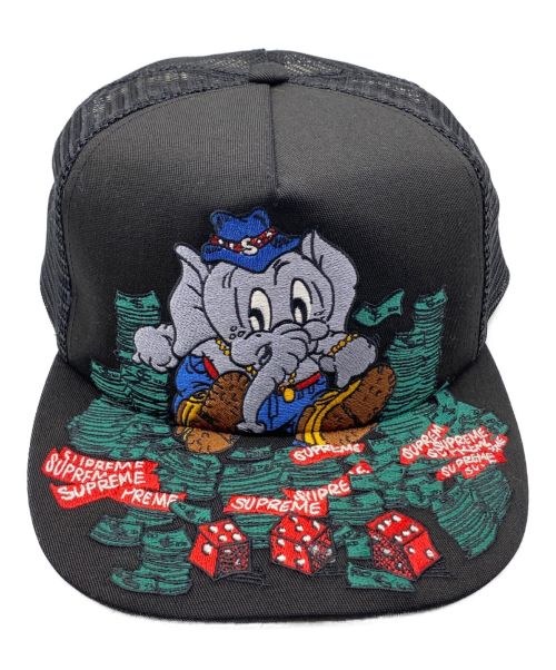 SUPREME（シュプリーム）SUPREME (シュプリーム) Elephant Mesh Back 5-Panel ブラック サイズ:-の古着・服飾アイテム