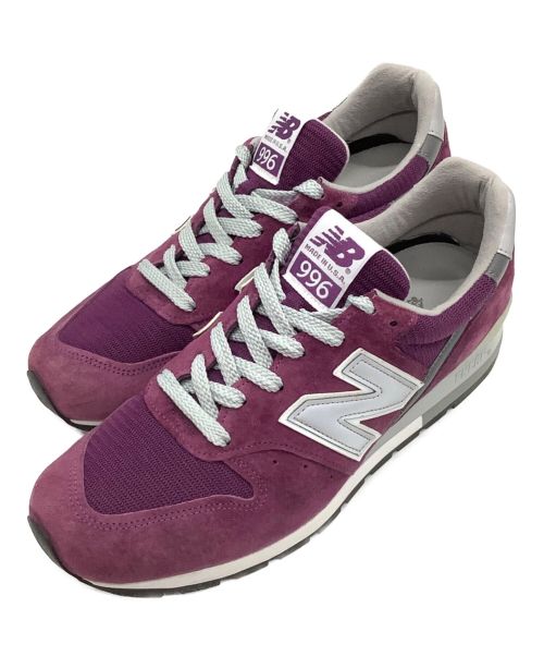 NEW BALANCE（ニューバランス）NEW BALANCE (ニューバランス) スニーカー パープル×グレー サイズ:US 91/2の古着・服飾アイテム