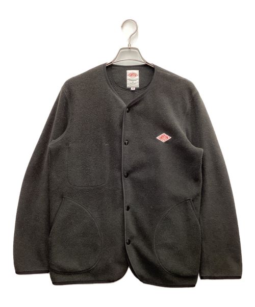 DANTON（ダントン）DANTON (ダントン) ノーカラーフリースジャケット ブラック サイズ:42の古着・服飾アイテム