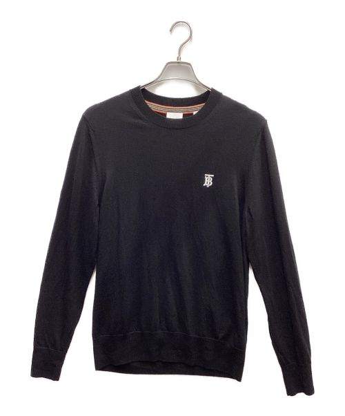 BURBERRY（バーバリー）BURBERRY (バーバリー) TB LOGO CREWNECK SWEATER ブラック サイズ:Lの古着・服飾アイテム