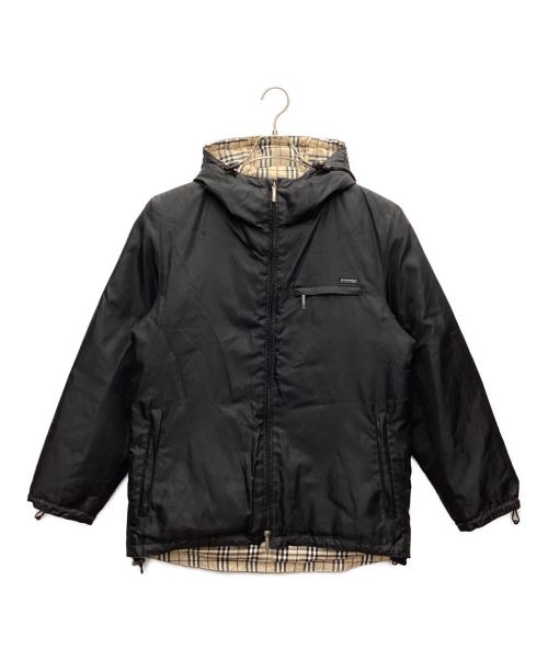 BURBERRY BLACK LABEL（バーバリーブラックレーベル）BURBERRY BLACK LABEL (バーバリーブラックレーベル) ダウンジャケット ブラック サイズ:Mの古着・服飾アイテム