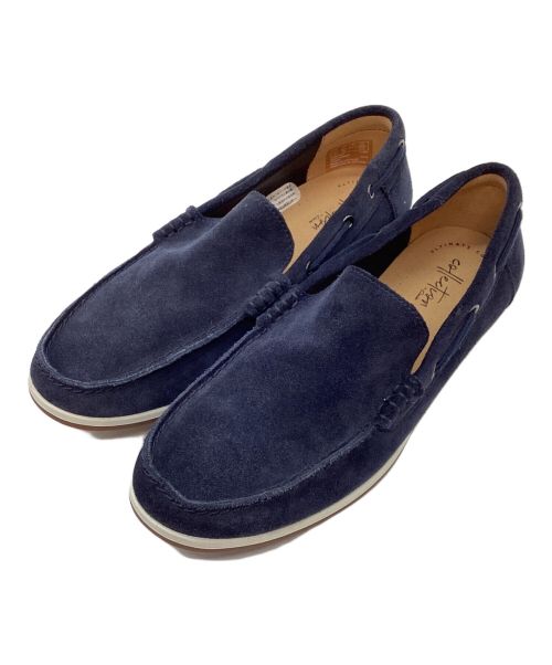 CLARKS（クラークス）CLARKS (クラークス) スエードスリッポン ネイビー サイズ:26cmの古着・服飾アイテム