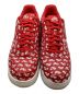 NIKE (ナイキ) NIKE AIR FORCE 1 LOW ALL OVER LOGO RED レッド×ホワイト サイズ:US10：9800円