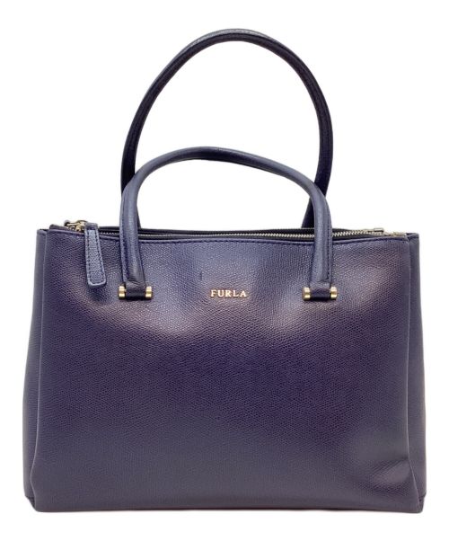 FURLA（フルラ）FURLA (フルラ) トートバッグ ネイビーの古着・服飾アイテム