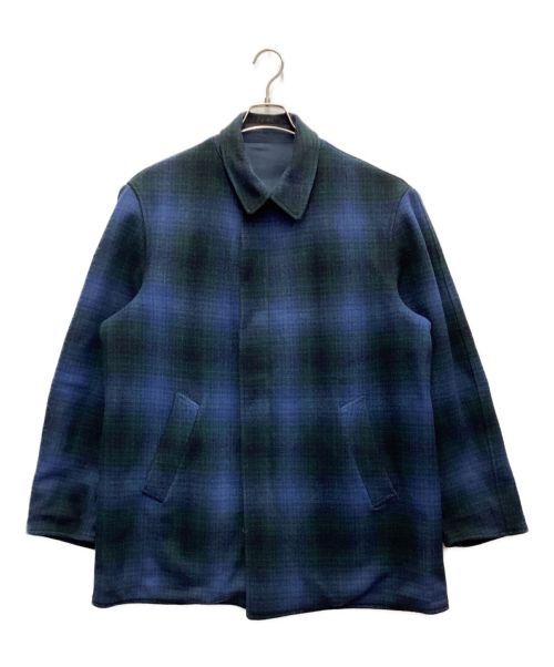 PENDLETON（ペンドルトン）PENDLETON (ペンドルトン) リバーシブルコート ブルー×グリーン サイズ:FERRの古着・服飾アイテム