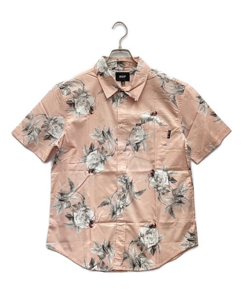 HUF（ハフ）HUF (ハフ) WIDOWER S/S WOVEN SHIRT ピンク サイズ:S 未使用品の古着・服飾アイテム