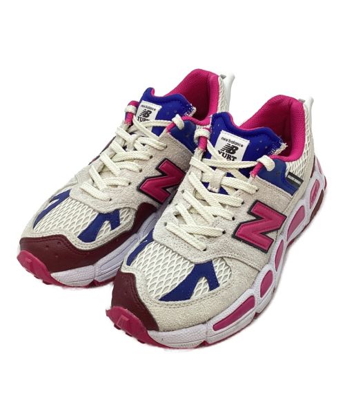 NEW BALANCE（ニューバランス）NEW BALANCE (ニューバランス) スニーカー ベージュ×ピンク サイズ:US11の古着・服飾アイテム