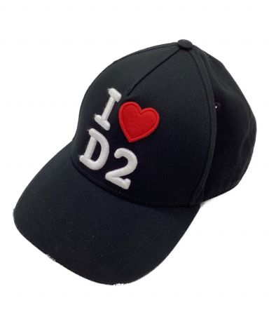 中古・古着通販】DSQUARED2 (ディースクエアード) キャップ ブラック