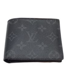 LOUIS VUITTON（ルイ ヴィトン）の古着「2つ折り財布」｜ブラック