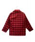 WOOLRICH (ウールリッチ) マッキーノジャケット レッド×ブラック サイズ:34：11000円