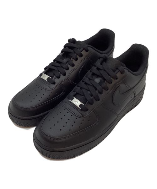 NIKE（ナイキ）NIKE (ナイキ) AIR FORCE 1 '07 ブラック サイズ:US9.5の古着・服飾アイテム